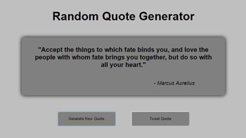 Random Quote Generator